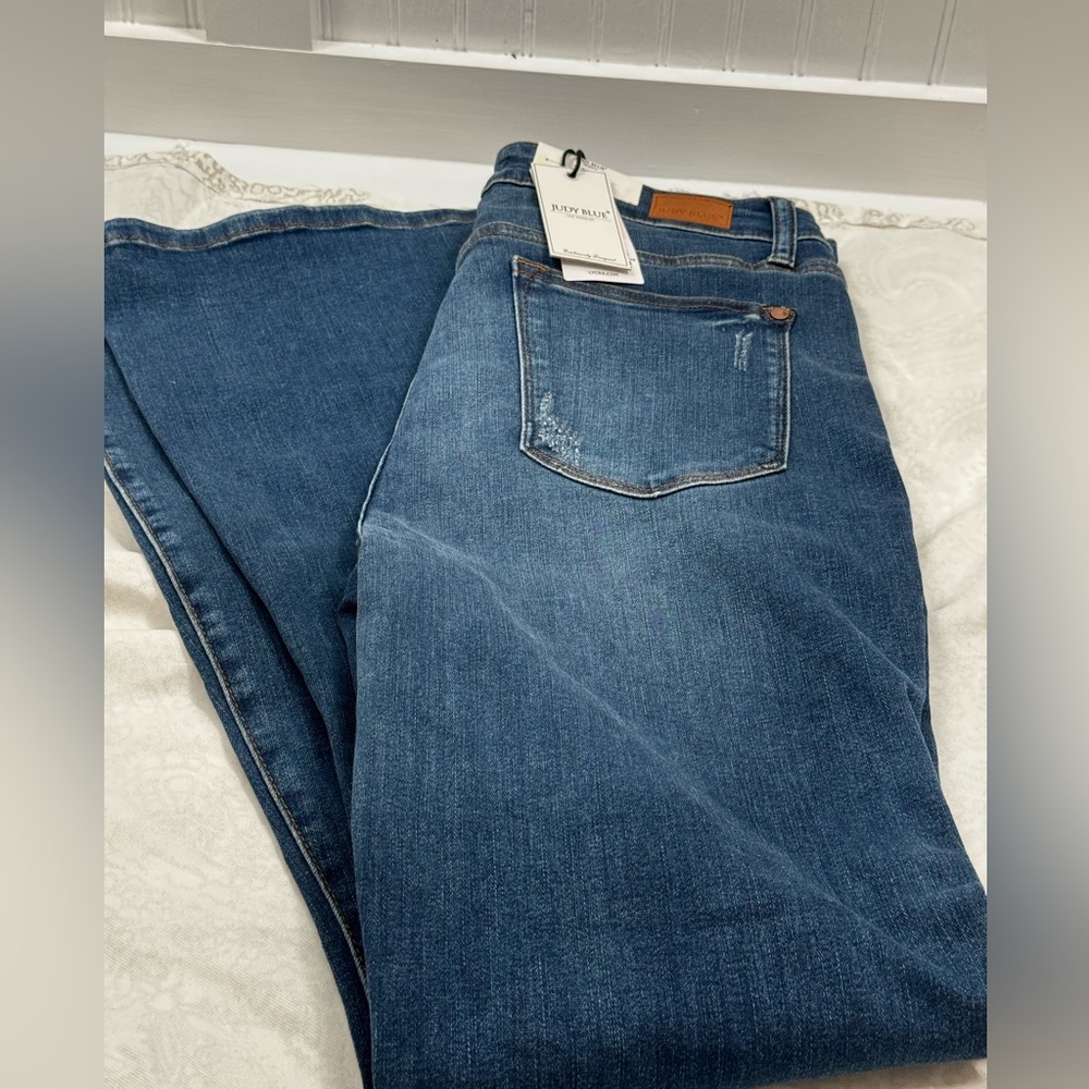 Judy Blue Women's Flare Jeans - Blue
